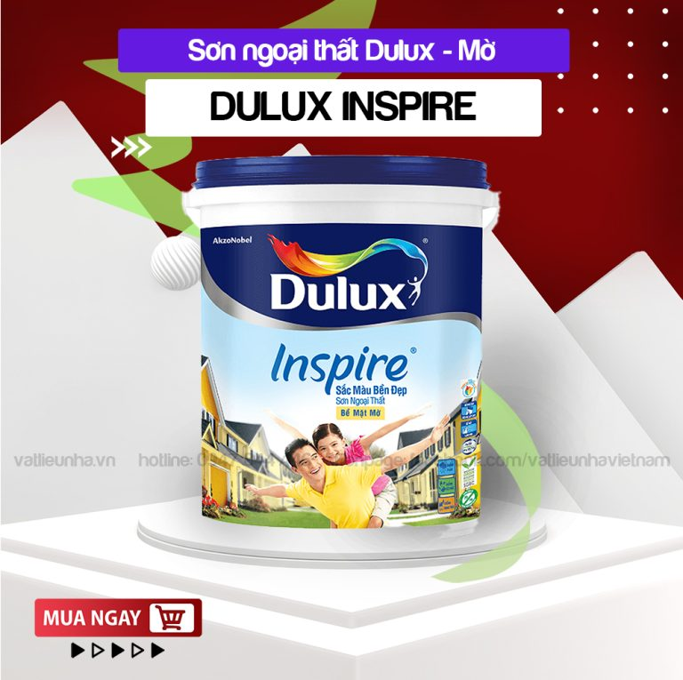 Sơn Ngoại Thất Dulux Inspire Sắc Màu Bền Đẹp Bề Mặt